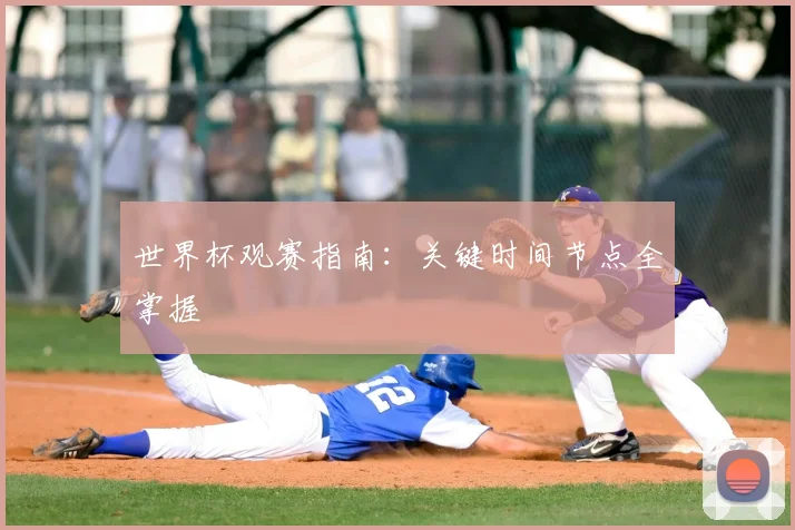 世界杯观赛指南：关键时间节点全掌握